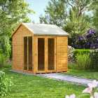Power Sheds Apex Shiplap Dip Treated Summerhouse - 6 x 8ft