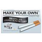 JPS Make Your Own Cigarette Tube Filters 100 per pack