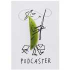 M&S Fishing Rod Podcaster Blank Card