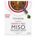 Clearspring Red Miso Soup & Sea Vegetable 4 x 10g