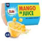 Dole Diced Mango in Juice Multipack 4 x 113g