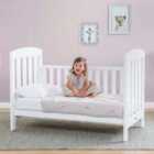 Boori Alice Cot Bed In White With Eco Airflow Fibre Mattress