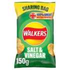 Walkers Salt & Vinegar Sharing Bag Crisps 150g