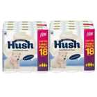 72 Rolls of Hush A Touch Of Cotton Toilet Paper - 3ply