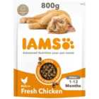 Iams For Vitality Kitten 1-12 Months With Chicken 800g