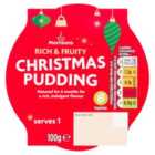 Morrisons Rich Fruit Christmas Pudding Serves 1 100g