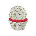 Christmas Holly Cupcake Cases 75 per pack