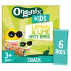 Organix KIDS Luscious Lemon & Lime Organic Oat Snack Bars Multipack 6 x 23g