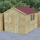 Forest Garden Timberdale 10 x 8ft Apex Shed
