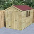 Forest Garden Timberdale 10 x 6ft Apex Shed