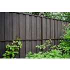 DuraPost Sepia Brown VENTO Vertical Composite Fence Panel 6ft x 6ft