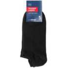 M&S Mens Collection Cool & Fresh Trainer Liner Socks, 5 Pack, Black