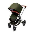 Ickle Bubba Stomp V4 2 in 1 Pushchair - Woodland on Chrome with Tan Handles