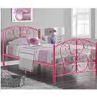 SleepOn Hallie Single Bed Frame Pink