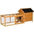 Pawhut Wooden Chicken Coop Hen House w/ Removable Tray