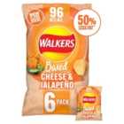 Walkers Baked Cheese & Jalapeno Multipack Snacks 6 per pack