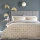 furn. Bee Deco Champagne Duvet Cover and Pillowcase Set