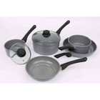 Durastone 5 Piece Forged Carbon Steel Cookware Set - Speckled Grey