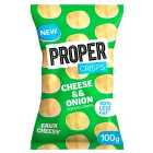 PROPER Crisps Cheese & Onion Sharing 100g