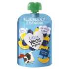 Yeo Valley Little Yeos No Added Sugar Blueberry & Banana Pouch 85g