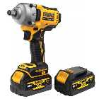DeWalt DCF891P2T-GB 18V XR BL 1/2" Drive Hog-Ring Compact 1084Nm Impact Wrench with 2x5.0Ah Batteries