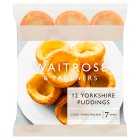 Waitrose Frozen 12 Yorkshire Puddings, 230g