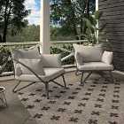 Dorel Teddi 2 Piece Lounge Chair Set with Covers