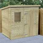 Forest Garden Timberdale 7 x 5ft Pent Shed with Base