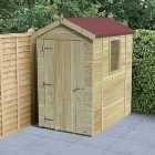 Forest Garden Timberdale 6 x 4ft Apex Shed with Base