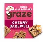 Graze Cherry Bakewell Oat Boosts, 4x30g