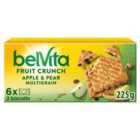 belVita Biscuit fruit crunch apple & pear multigrain 6 x 225g