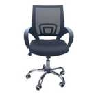 LPD Furniture Tate Mesh Office Chair Black