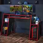 Horizon 5 Gaming Desk Black And Red
