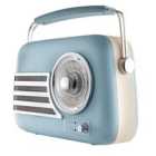 Akai Vintage Bluetooth Portable Vintage Radio Blue
