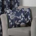 Emma Barclay Pair Butterfly Meadow Cushion Cover Navy