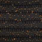 2000 Warm white Cluster LED String lights Green cable