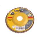 Flexovit 63642527530 Flap Disc For Angle Grinders 125mm 80G FLV27530