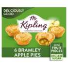 Mr Kipling Deliciously Good Bramley Apple Pies 6 per pack