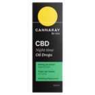 Cannaray Cbd Night Time Oil Drops 10ml