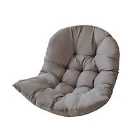 Livingandhome Egg Chair Seat Pad Swinging Chair Cushions - Dark Grey