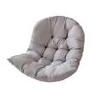 Livingandhome Egg Chair Seat Pad Swinging Chair Cushions - Light Grey