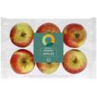 Ocado Organic Apples 6 per pack