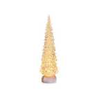 Christmas Tree Water Spinner Decoration Warm White LEDs Glistening Effect 32cm