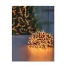 2000 LED Treebrights Vintage Gold Multi-action 50M Lit Length Green Cable