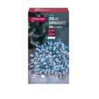 200 LED Supabrights Blue & White Multi-action Clear cable