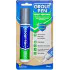 Large Grout Pen - Designed for restoring tile grout in bathrooms & kitchens (Grey)