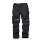Scruffs Pro Flex Plus Trade Work Trousers Black - 36R