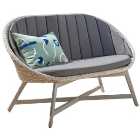 Norfolk Leisure Chedworth Curved Bench Rattan Set