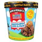 Ben & Jerry's Tony's Chocolonely Chocolatey Love A-Fair Ice Cream Tub 465ml