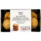 M&S All Butter Parmesan & Chilli Shortbread Biscuits 80g